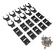 thumbnail image 2 of 10 Sets Adjustable Legs Table Cabinets Kick Board Clips Plastic Plinth Clip Kick Board Plinth Clips False Front Cabinet Clips, 2 of 2