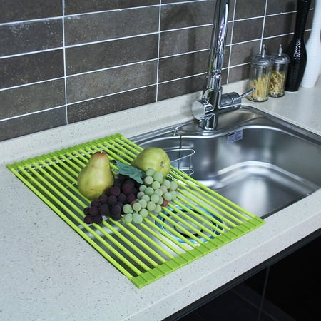 Home Co Large 20 5 X13 Over The Sink Dish Drying Rack Silicone