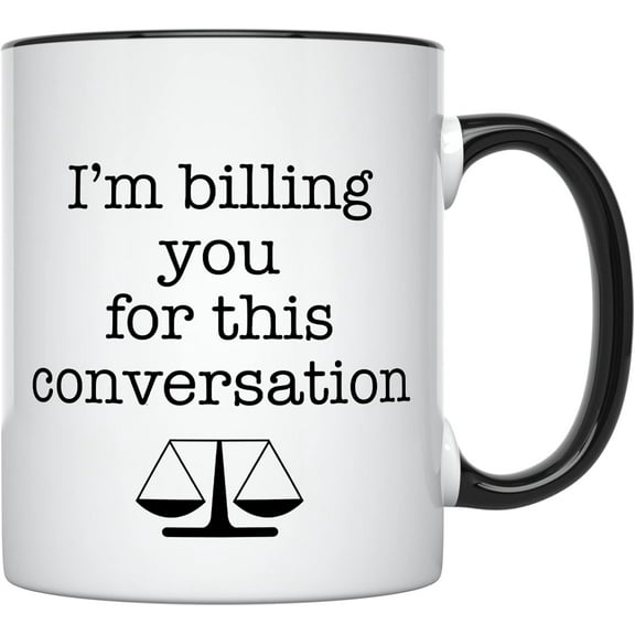 YouNique Designs Best Lawyer Ever Mug - 11 Oz, Lawyer Gifts for Men and Women, New Lawyer Office Gifts, Bar Exam Gifts for Attorneys, Female Lawyer Graduation Gift,Law School Graduation (Black Handle)