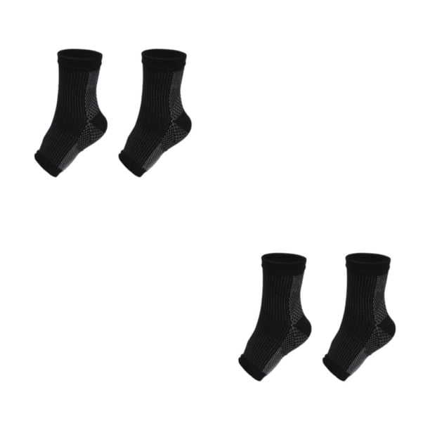 Juego De 2 Calcetines De Compresión Para El Tobillo Soidarity negro S/M