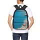 thumbnail image 4 of Disketp Shells and Starfish Mochila Minimalista de Gran Capacidad, Mochila de Viaje para Escuela, Trabajo o Uso Diario, 4 of 6