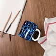 thumbnail image 4 of Yiaed Red And Blue Lightning Print Ceramics Coffee,Large Handle Design,Extra Large Tea and Coffee Cup for Office and Home Mugs, 4 of 6