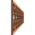 thumbnail image 3 of Ekena Millwork 46 5/8"W x 8"H x 3/8"T Chicago Fretwork Moulding, Cherry, 3 of 13