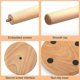 thumbnail image 3 of Portarrollos de cocina, Portarrollos de papel de cocina, Portarrollos de madera, 3 of 5