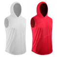 thumbnail image 4 of Men's Vest Hoodie Tank Top T-shirt Running Sweatshirts Fitness Clothing, 4 of 5