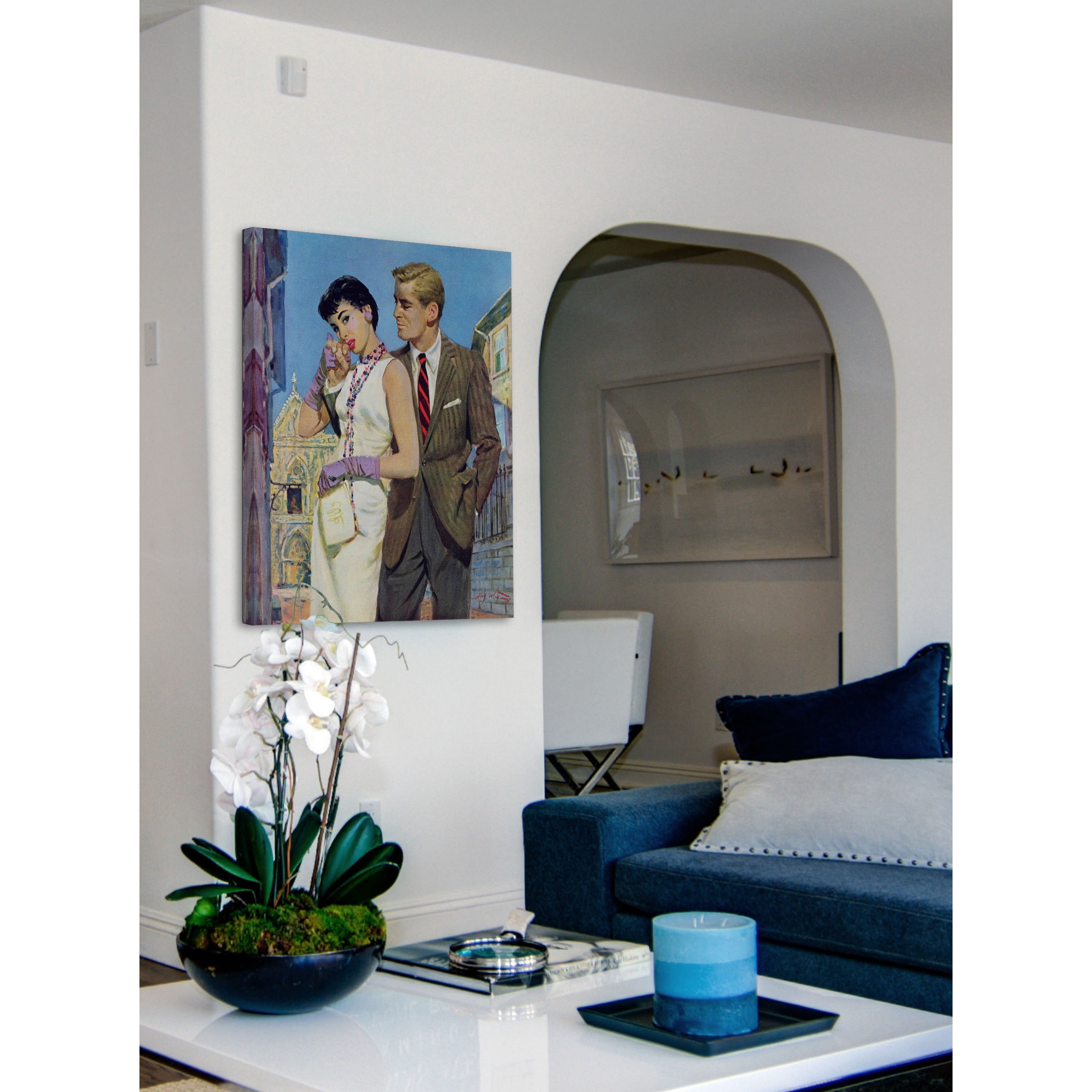 Marmont Hill "The Lady Had an Angle" by Coby Whitmore Painting Print on Canvas
