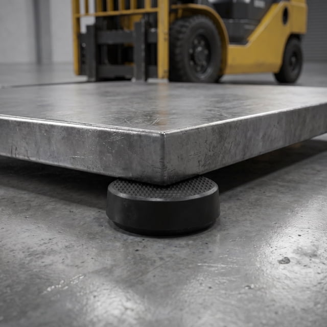IFANLANDOR 4Ud Almohadillas Aislantes De Goma Para Plataformas De Pesaje Uso Industrial Y Hogar