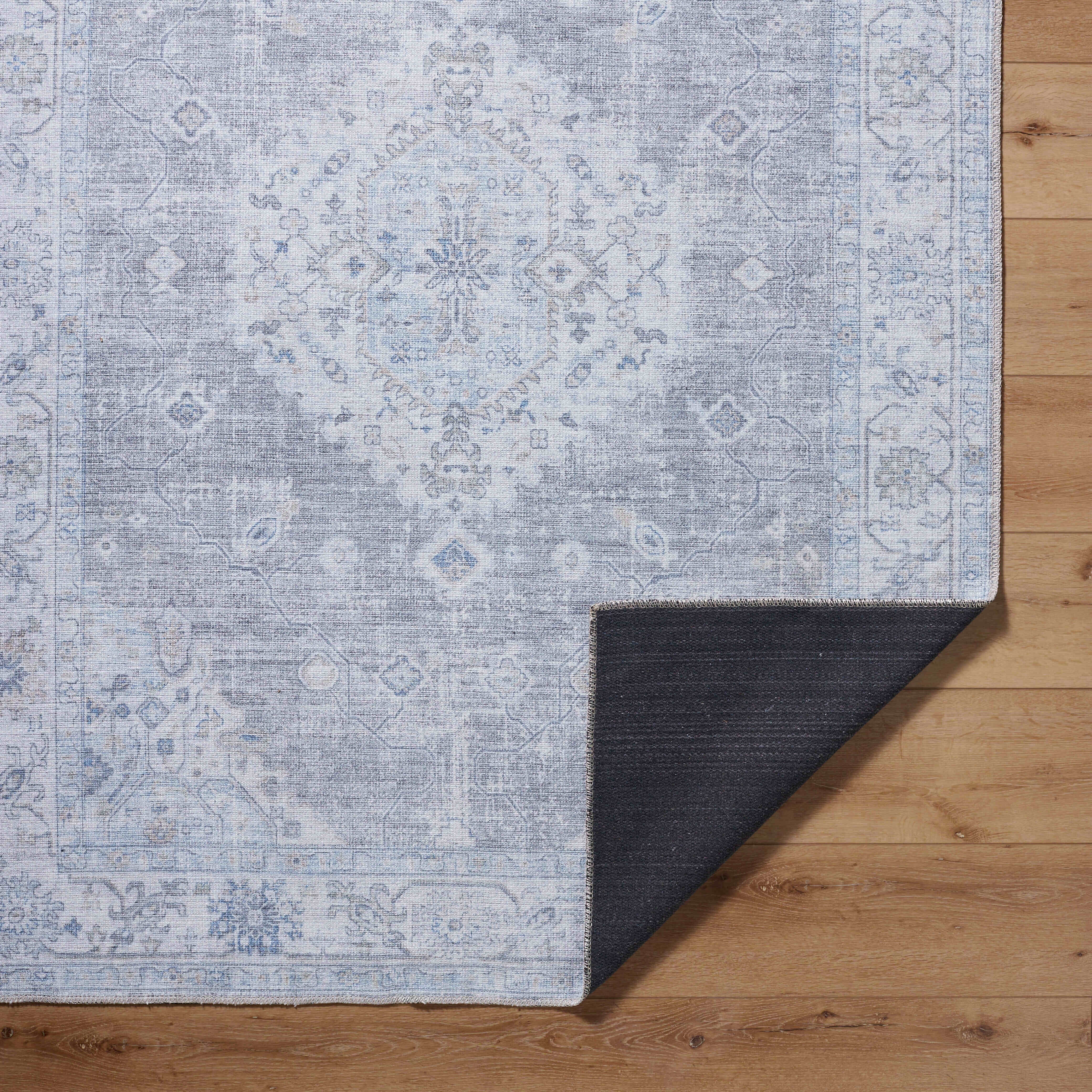My Texas House Everyday Living Gemma Traditional Medallion Indoor Washable 9' x 12' Area Rug