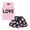 Pink Love, variant on LittleSpring Pink Floral Tank Top and Skirt Set, Little Girls' Casual Outfit, Size 7-8