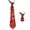 Red, variant on Reversible Sequins Tie with Zippered Sparkly Necktie for Festival Party Dance