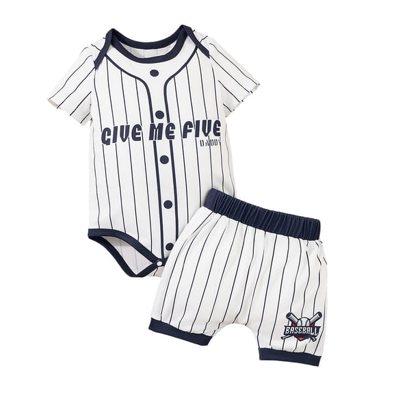 Conjunto de Ropa de Verano para Bebé, Tops Y Pantalones Cortos Sin Mangas, Conjunto de Ropa Cómoda Y Transpirable, Regalos de Cumpleaños, Accesorios 1 a 3 meses