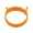 Orange, variant on Silicone Mould for Kitchen Eco Friendly Non Stick Egg Ring Set with Handles and Double Ears for Frying Round Egg Pancakes Durable Easy Release