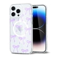 thumbnail image 1 of Funda magnética morada con moño para iPhone 14 Pro Svanove, 1 of 6