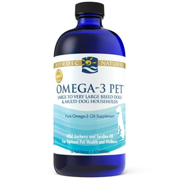Nordic Naturals Omega-3 Pet, Liquid, Very Large and Multiple Dogs, 16 Oz