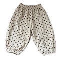 thumbnail image 2 of UACY Toddler Girls Cute Bunny Dot Floral Print Corduroy Pants Kids Casual Bubble Sweatpants Baggy Joggers Elastic Waist ﻿, 2 of 3