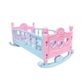 thumbnail image 2 of BELOVING Baby Doll Crib Developmental Toy Simulation Role Play Educational Rocking Cradle, 2 of 9