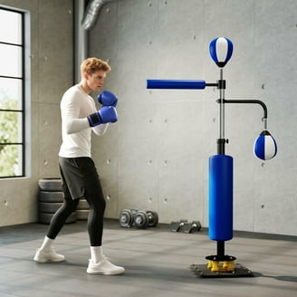 XMark Full Commercial Heavy Bag Stand with Speed Bag Platform XM
