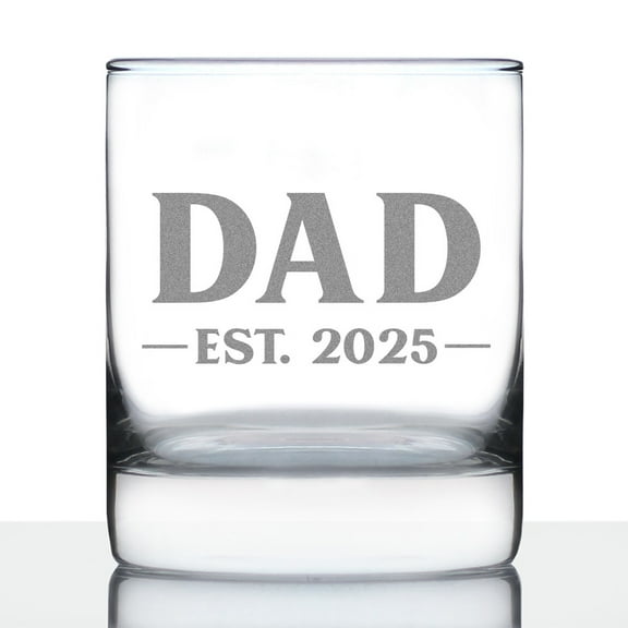 Bevvee Whiskey Rocks Glass 10.25 oz Bold 2025 Dad Gifts for Whiskey-Loving Dads Glassware & Drinkware