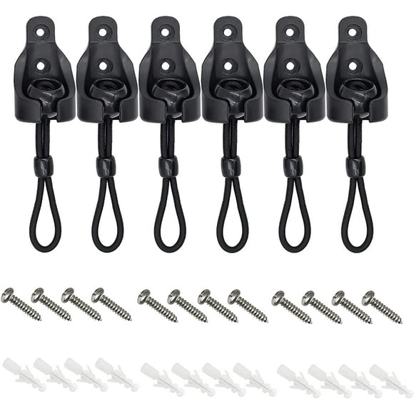Black bungee kit 3-piece set Lightweight and portable Universal replacement parts for outdoor roller shutter doors and indoor roller shutter doors