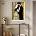 thumbnail image 3 of Kiss with Cat Shadowbox Print Modern Art Prints by Art Remedy, White Frame, 24 x 36, 3 of 7