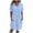 A-Blue358, variant on Button Down Shirt Dress for Women Collared Short Sleeve Pocket Casual Daily Dress
