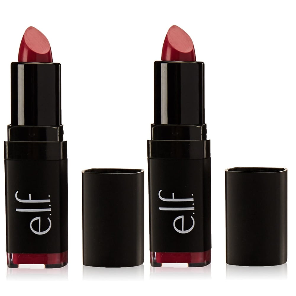 E.l.f. Cosmetics Velvet Matte Lipstick in Bold Berry 82674 for Unisex, Pack of 2