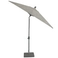 thumbnail image 2 of Amauri Outdoor Living - Laguna Cove 10' x 6.5' Rect Auto TiltMarket Umbrella, Starring Grey Frame, Sunbrella Cast Silver Shade, 2 of 2