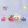 thumbnail image 2 of CafePress - Peppa Pig And Plush Friends - Cute Infant Baby Football Bodysuit, 2 of 3