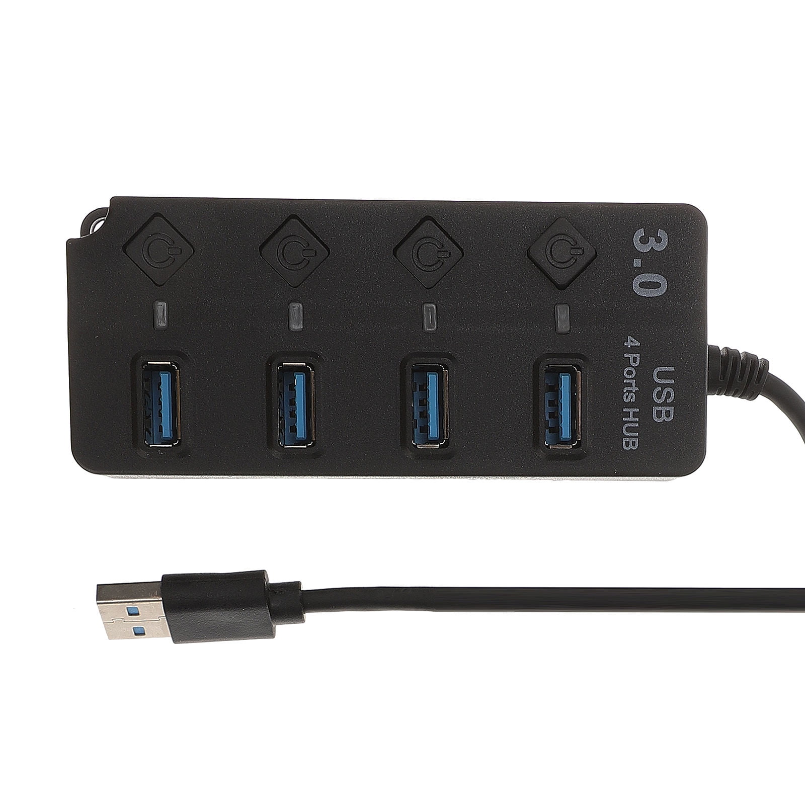 STRANDCHIC usb port splitter USB Hub Black Voltage Stabilization Home Use 1Pack