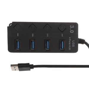 STRANDCHIC splitter port USB USB Hub Black Voltage Stabilisation Utilisation à la maison 1Pack
