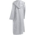 thumbnail image 5 of ZQUUVOU Adult Halloween Theme Tunic Hooded Robe Men Knight Cloak Fancy Cool Role Play Clothes Cape Coat White, 5 of 7