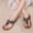 Brown, variant on Women Casual Slides Flip Flops Wedge Platform Flowers T-Strap Thong Sandals Comfortable Beach Shoes Dressy Summer Sandals Streetwear(Red,7.5)