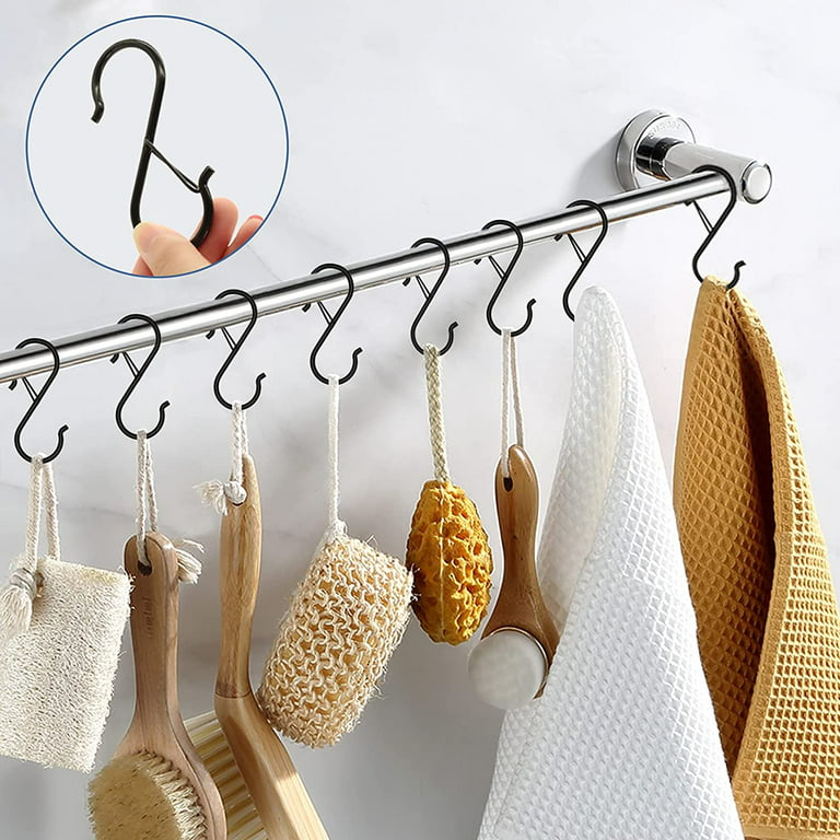 Wellmax 101pc S Hooks for Hanging, Heavy Duty S Shaped Hooks, Combination  Assortment Metal S Hook Set for Hanging Plants