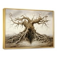 thumbnail image 2 of Designart "Surreal Tree Of Entwined Roots" Surrealism Floater Framed Canvas Wall Art, 2 of 5