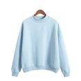 thumbnail image 1 of Col Rond Manches Longues Pur Sweat-Shirt Épais Hiver Col Rond Femmes Fille Vêtements, 1 of 7