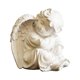 thumbnail image 2 of Estatua de ángel de resina, adorno de escritorio, figura de querubín, decoración para estantería o librería, blanca, 3 Los 30x15cm, 2 of 4