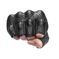thumbnail image 3 of Guantes de moto Superbike G11 de piel sin dedos, color negro XL, 3 of 6
