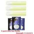 thumbnail image 2 of 3-Pack Alto Sax Reeds Resin Reeds Strength 1.5,2.0,2.5, 2 of 6