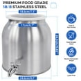 thumbnail image 2 of Dispensador de Agua RIMOO de Acero Inoxidable 9.5L con Grifo y Tapa, 2 of 8