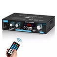 thumbnail image 4 of AK35 Amplifier for Home Entertainment System Bluetooth 5.0 and Remote Control Audio Amplifier Accessory, 4 of 8