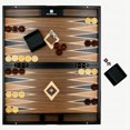 thumbnail image 2 of Set de backgammon Woodronic 17 para adultos con funda de caoba, 2 of 7