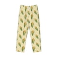 thumbnail image 6 of Uemuo Yellow Corn Pattern Men's Wide Leg Palazzo Lounge Pants with Pockets Light Weight Loose Comfy Casual Pajama Pants-XX-Large, 6 of 9