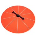 thumbnail image 2 of Raffle Wheel Game Turntable Interactive Retro Toy For Office Events Orange 40x40cm Party Game Prop 1Pcs, 2 of 4
