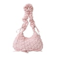 thumbnail image 1 of Bolso Hobo Hinchado Mano Plisado para Mujer Suave Al Aire Libre, 1 of 9