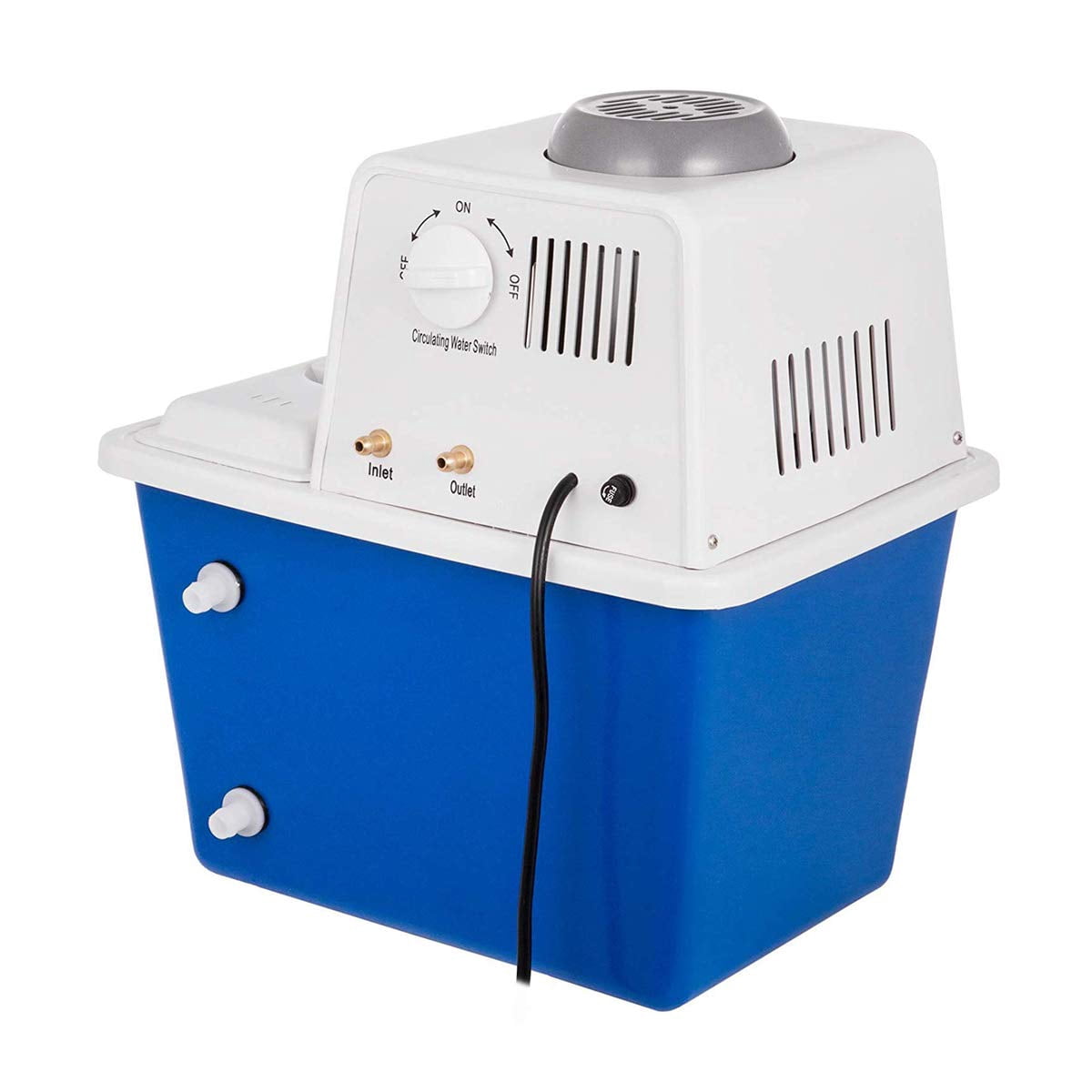 PreAsion 15L Circulating Water Vacuum Pump Water Jet Aspirator Anti-Corrosion Lab Instruments 2 Off-Gas Taps 110V 60L/min