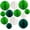 Green, variant on 12Pcs Paper Honeycomb Balls Decorations Hanging Tissue Paper Pom Poms Honeycomb 6'' 8'' 10'' Flower Balls for Birthday Wedding Baby Shower Engagement Room Home Holidays Party Décor (White, Blue)