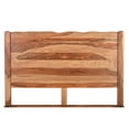 thumbnail image 4 of Taran Designs Darcy Live Edge Solid Wood King Panel Bed in Brown, 4 of 10