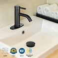 thumbnail image 2 of Aquaterior Single Handle Bathroom Vessel Faucet Mixer Tap with Pop-up Drain, 2 of 10