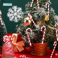 thumbnail image 5 of 30 bastones de caramelo navideños para colgar en el árbol de Navidad, mini muletas retorcidas, adorno para fiesta de Año Nuevo, decoración del hogar, juguete para niños, regalos de Navidad, 5 of 5
