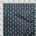 thumbnail image 2 of oneOone Cotton Flex Fabric Leaves & Floral Block Print Fabric By The Yard 40 Inch Wide, 2 of 4